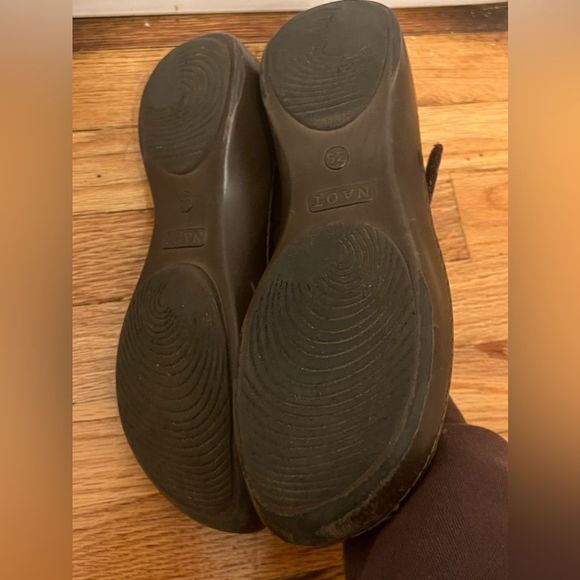NAOT Shell Collection Lagos Mauve and Brown Mary Jane Style Shoes Size 39 - Picture 13 of 13